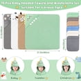 thumbnail image 3 of 16 Pcs Baby Towels, 4 Pcs Soft Hooded Towels & 12 Pcs Washcloths, Baby Bath Towels for Newborns, Infants & Toddlers- Ultra Absorbent, Cute Towel Gift for Boys, 3 of 8