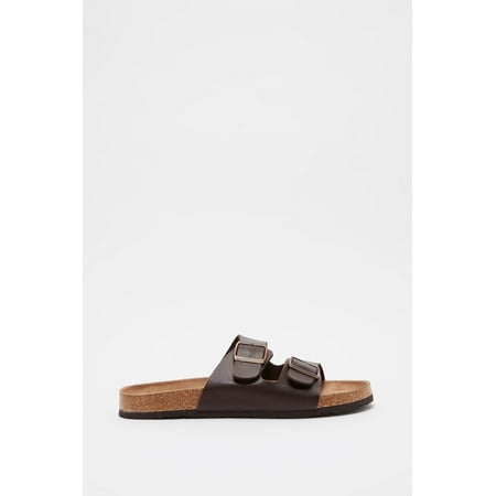 double buckle slides mens