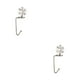 thumbnail image 2 of Toystoory Colgador de calcetines de Navidad, ambientes temáticos, gancho de chimenea de Navidad, estante de escalera personalizado reutilizable, Clip de Copo de nieve tipo 1 2piezas Toystoory CBP442835, 2 of 5