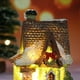 thumbnail image 3 of Figura de muñeca navideña DIY iluminada, miniatura de casa de resina, modelo de pueblo Pequeña, 3 of 7
