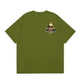 thumbnail image 4 of NAMTYQX Graphic Tees Men Cool Lightweight Plus Size Round Neck Casual Short Sleeve Baggy Breathable Patterned Slacking Funny Shirts for Men Army Green Size 2XL, 4 of 5