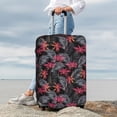 thumbnail image 3 of Lsque Colorful Hawaii Palms Printed Luggage Cover, Travel Luggage Protector,Scratch and Dirt Resistant, Fits 18-32 Inch Luggage - Medium, 3 of 9