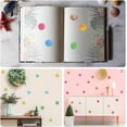 thumbnail image 3 of 12 Sheets 58Pcs Polka Dot Wall Decals Peel and Stick PVC Colorful Round Circles Stickers Removable Self-adhesive Boho Wall Decoration Murals for Party Home Living Room Bedroom Nursery Decor, 3 of 9