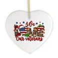 thumbnail image 5 of We Love Our Veterans Christmas Style Patriotic Military Ornament, 5 of 5