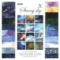 thumbnail image 2 of Wrapables 6x6 Decorative Single-Sided Scrapbook Paper for Arts & Crafts Projects, Scrapbooking, Card-Making, Galactic Space Theme, 2 of 4
