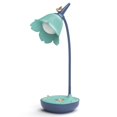 thumbnail image 3 of Lámpara de mesa ajustable y bonita, recargable por USB, para leer libros, mesita de noche, LED azul nuevo, 3 of 8