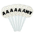 thumbnail image 1 of Amy Cupcake Picks Toppers - Set of 6 - Mutlicolored Speckles, 1 of 1