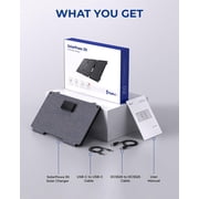30W Solar Charger with Kickstand, BigBlue SolarPowa 30 ETFE Solar Panel Charger with DC, PD 20W USB-C and USB-A, IP65 Waterproof, Compatible with iPhone, Samsung, iPad, Small Power Station