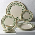 thumbnail image 3 of Lenox Holiday 5 Piece Ivory Bone China Place Setting with Gold Accent, 3 of 4