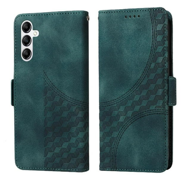 Funda GANGXUN para Samsung Galaxy A14 4G con diseño acolchado elegante, cuero PU, protección total y ajuste preciso
