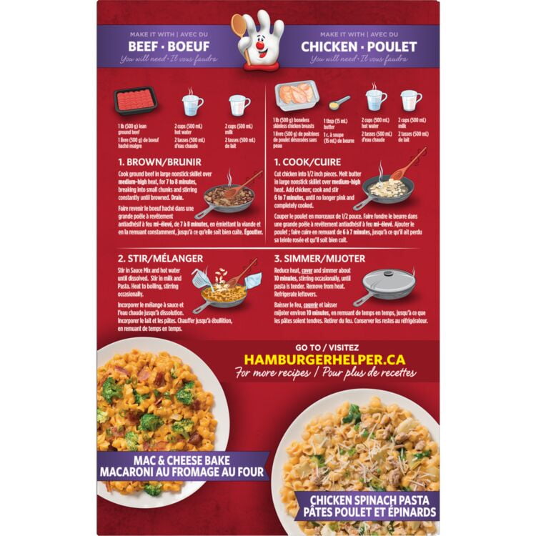 Hamburger Helper Cheesy Shells