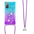 thumbnail image 3 of Funda para Samsung Galaxy S20 FE 4G/5G Brillantina Líquida Divertida Reluciente y con Cristales en Movimiento Cuerpo Cruzado con Cordón Ajustable, 3 of 5