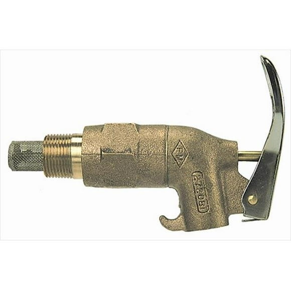 Wesco 272081 Heavy Duty Brass Rigid Shank Faucet with PTFE Gasket, 0.75" NPT Connection