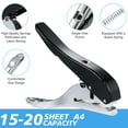 thumbnail image 3 of Hole Punch Single,5MM Hole Punch Paper Hole Puncher Heavy Duty Single Hole Punch Hole Punches Paper Punch Portable Hand Held for Tags Paper Cards Plastic Cardboard, 3 of 6