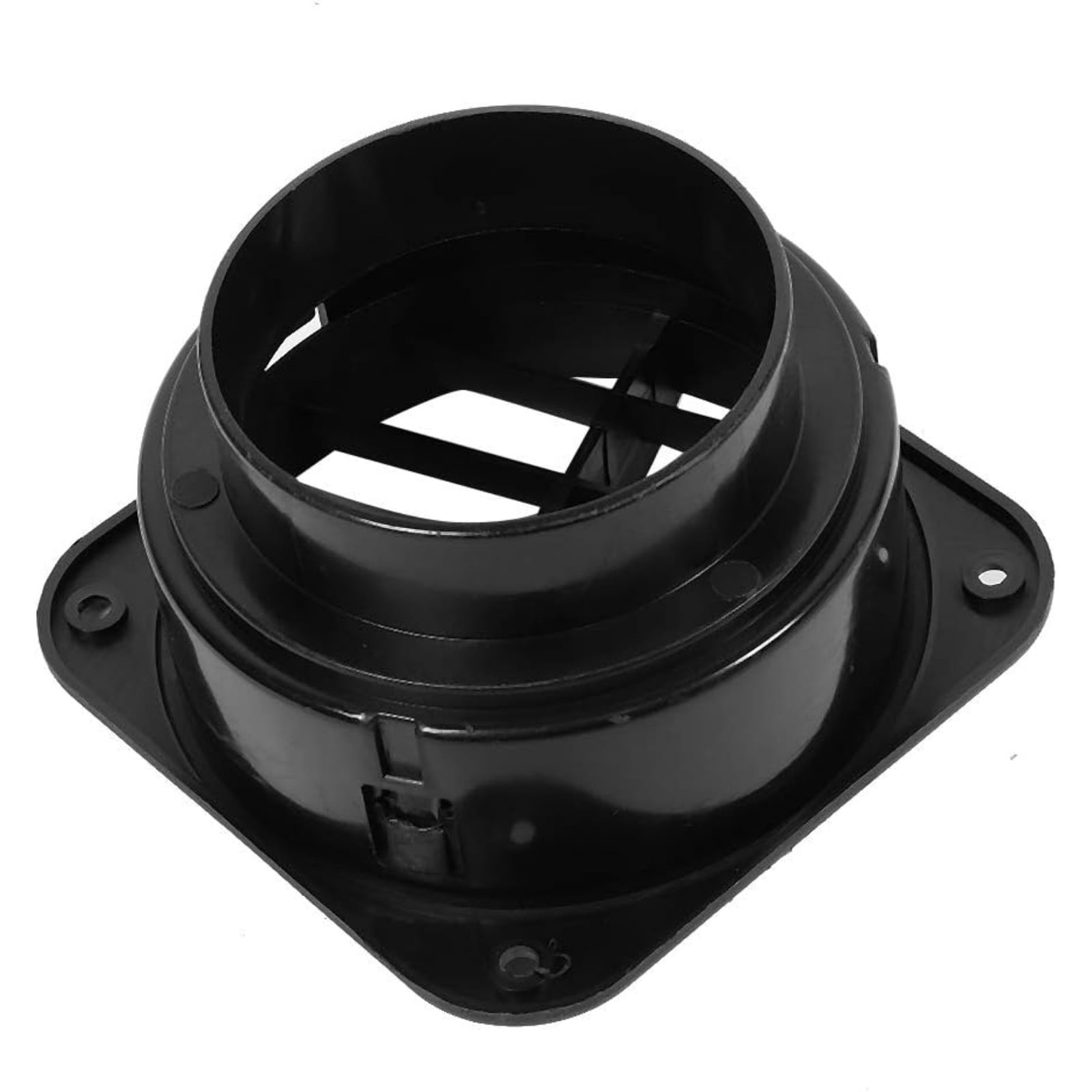 75mm Diesel Parking Heater Warm Air Vent Kit with 2 Flexible Duct Hoses 1 Y Shape Connector 2 Square Air Outlets and 4 Clamps