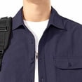 thumbnail image 3 of Maean Mens Button down Shirts Jacket Long Sleeve Loose Shacket Lightweight Work Jackets with Pockets, 3 of 6