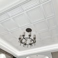 thumbnail image 2 of Art3d 2 ft.x 2 ft.Glue-up or Lay in Ceiling Tile PVC 3D Square Style in White(12-Pack), 2 of 8