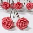 thumbnail image 6 of Dusknt Resin Rose Shower Curtain Hook (Add Che240805511 Attribute) Rose Red, Hooks,, 6 of 9