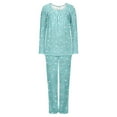 thumbnail image 5 of Tnhcen Women's Long Sleeve Pajamas Set Casual Sleepwear Outfits Loose Top and Pants Homewear S-3XL, 5 of 5