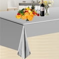 thumbnail image 3 of Party Supplies Tablecloth Easy To Clean Oil-proof Aluminum Film Material Polychromatic Disposable Tablecloth Flash Effect Style I, 3 of 6