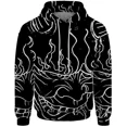 thumbnail image 3 of Sudaderas de estilo nuevo de otoño para hombres Sudadera de hombre moderna y versátil Camisa con capucha con estampado de calavera pequeña Tendencia casual, 3 of 5