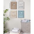 thumbnail image 2 of Drsoum Inspiring Wall Art Natural Framed Characters Wall Printing Ready to Hang Bedroom Hallway Decor 8x10in4pcs, 2 of 5