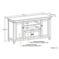 thumbnail image 4 of Atlin Designs 54" TV Stand in Tobacco Brown, 4 of 4
