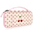 thumbnail image 2 of Fintie Carrying Case for Nintendo Switch OLED Model 2021/Switch 2017, [Shockproof] Hard Shell Protective Cover Travel Bag w/10 Game Card Slots, Coquette Cherries, 2 of 8