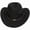 Black, variant on Ccpelsie Kids Western Cowboy Hat Children Wide Brim Hat Boy and Girl Beach Cowgirls Cattleman Cowboys Hats Black,3-18 Years