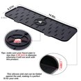 thumbnail image 4 of TFixol Kitchen Sink Splash Guard Silicone Faucet Handle Drip Catcher Tray Faucet Absorbent Mat Sink Protectors for Kitchen Sink, Sink Mat for Bathroom, Farmhouse and RV Kitchen Sink Accessories, 4 of 7