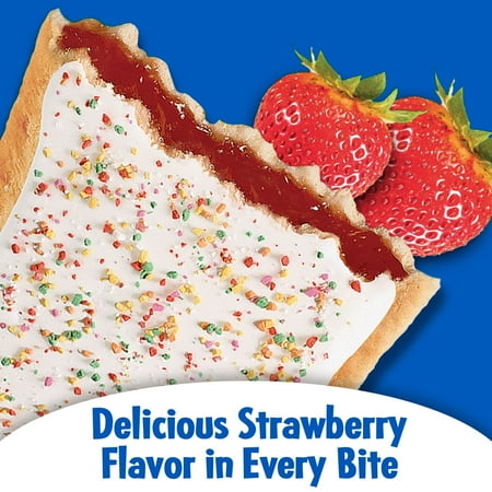 Pop-Tarts Frosted Strawberry Breakfast Toaster Pastries, 22 oz, 12 Count