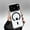 Black, variant on For iPhone 14/13 Phone Case,With Lens Camera Film,Compatible with Mag-Safe,Four Corners Drop Protection,Crystal Transparent Back,Shokcproof Non-Slip Anti-Scratch Phone Case,Black
