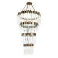 thumbnail image 4 of 309C30MBFG-Varaluz Lighting-Matrix - 30 Light 4-Tier Chandelier In Glam Style-95 Inches Tall and 40 Inches Wide-Matte Black/French Gold Finish, 4 of 7