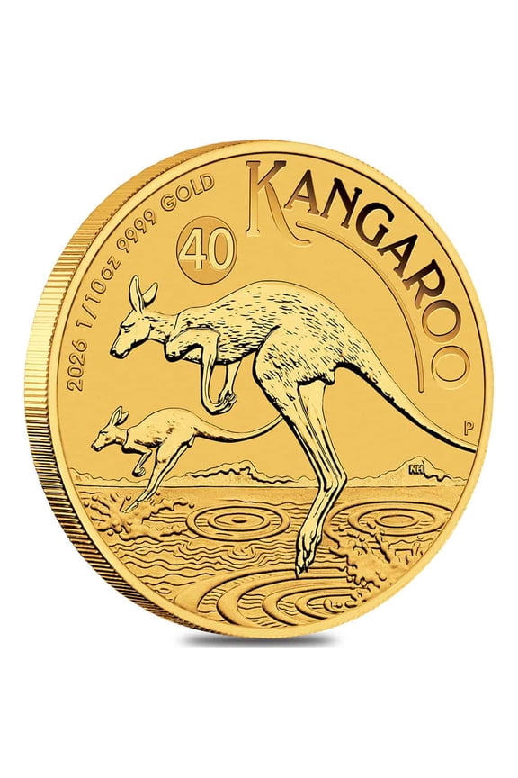 2026 1/10 oz Australian Gold Kangaroo Perth Mint BU