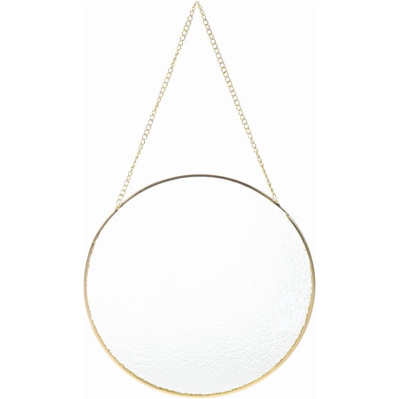 Glass Suncatcher Hanging Ornament 10 Inch Blank Round for DIY Painting and Window Decor
