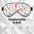 thumbnail image 3 of Naloa Cute Cartoon Sloth Print Sleep Mask for Sleeper, Light Blocking Sleeping Eye Mask for Women Men, Eye Shade with Adjustable Strap for Travel, Nap,Meditation, 3 of 7