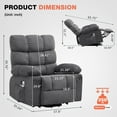 thumbnail image 3 of JONPONY Power Lift Recliner Chair Recliners for Elderly with Heat and Massage Recliner Chair for Living Room with Infinite Position and Side Pocket,USB Charge Port,Blue, 3 of 11