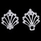 thumbnail image 4 of 2 Pares de Ganchos de Corchete de Boda de Cristal Y Cierres para Coser en Los Ojos Sunnimix Hebilla de diamante de imitación de cristal, 4 of 8