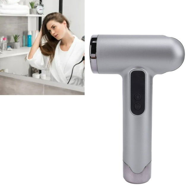 Secador De Pelo Inalámbrico, 15600 Mah USB Recargable De Alta Velocidad Secador De Pelo Con Motor Con Viento Frío Y Caliente, Secador De Pelo Compacto De Viaje De Bajo Ruido Para