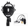 thumbnail image 1 of Univerdal Condenser Microphone Mic Shock Mount Holder Bracket -vibration for On-line Broadcasting Studio Music Recording, 1 of 7