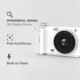 4K HD Digital Camera 180° Flip-Screen Built-in Fill Light Includes 32GB ...