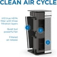 thumbnail image 3 of Medify Air White MA-40 Air Purifier with HEPA Filters I Smoke Dust Pet Odors I 3 in 1 with Pre-filter HEPA H13 & Activated Carbon I Removal of 0.1 to 0.3 microns I 1,793 Sq ft Coverage I 2-Pack, 3 of 7