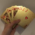 thumbnail image 3 of Magik Waterproof Luxury 24K Poker Playing Cards Deck, 2+ Players, 2.24 x 3.42 In, Gold Foil, 3 of 5