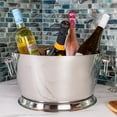thumbnail image 2 of Envelor Sol Living Stainless Steel Beverage Tub for Parties Ice Bucket 3.2 Gallons, 2 of 8