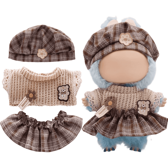 Clothes for Labubu, Doll Outfit Accessories Designed for 15 & 17cm Labubu - Style01