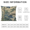thumbnail image 5 of SHANXI Pillow Covers Throw Pillow Cover Blue and Green Decorative Pillowcases for Living Room Couch Bed Sofa Outdoor 12x12in, 5 of 5