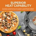 thumbnail image 3 of COOK WITH COLOR Pizza Oven, Electric Indoor Pizza Maker, Countertop Pizza Cooker, Gunmetal Gray, 3 of 9