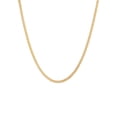 thumbnail image 2 of KUZZOI Men 0.16" Curb Cuban Link Necklace 925 Silver 18k Gold 20 - 24 inch, 2 of 6