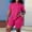 Hot Pink, variant on Women's Two Piece Lounge Outfits Bodycon Tracksuit Short Sleeve Tops and Shorts Pants Sets Jogging Biker Workout Pajamas Sets S-3XL