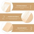 thumbnail image 3 of FUTUREORYY 100Pcs Sandwich Box Container in Kraft Paper for General Users, 3 of 5